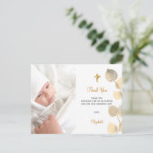 バプテスユーカリ写真黄金感謝していのあなた ポストカード (スタンド正面)