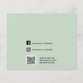 バプテスユーカリ写真QRコードサンキューカード (裏面)