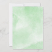 バプテスユーカリ水彩緑 招待状 (裏面)