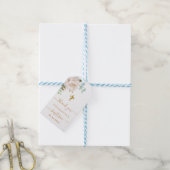 バプテスユーカリ白フローラ感謝していユー ギフトタグ (より糸付き)