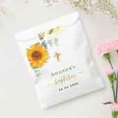 バプテスユーカリ素朴なヒマワリ少年の女の子 フェイバーバッグ (封をした状態)