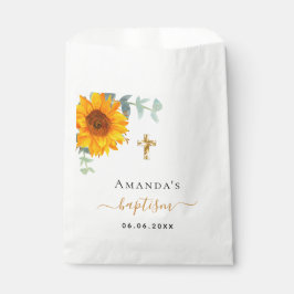 バプテスユーカリ素朴なヒマワリ少年の女の子 フェイバーバッグ