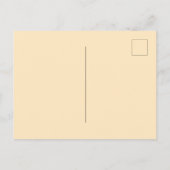 バプテスユーカリ緑のグリッタークロス黄金 インビテーションポストカード (裏面)