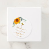 バプテスユーカリ緑のヒマワリ感謝していユー フェイバータグ (インサイチュ)