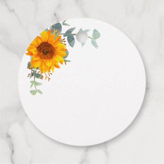 バプテスユーカリ緑のヒマワリ フェイバータグ (裏面)