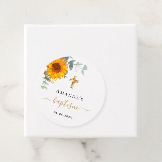 バプテスユーカリ緑のヒマワリ フェイバータグ (インサイチュ)