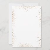 バプテスユーカリ緑バラ金ゴールドフローラ 招待状 (裏面)