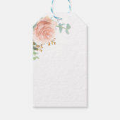 バプテスユーカリ赤面ピンク感謝していガールユー ギフトタグ (裏面)