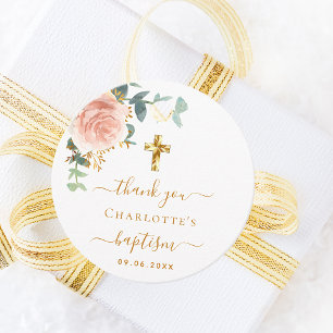 バプテスユーカリ赤面ピンク感謝していフローラユー フェイバータグ