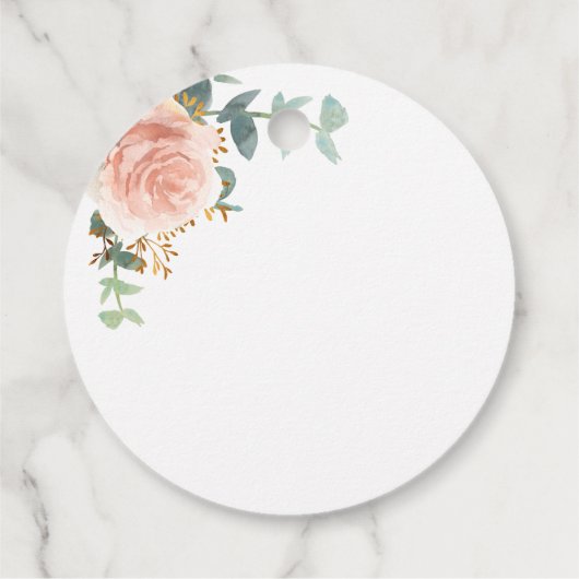 バプテスユーカリ赤面ピンク感謝していフローラユー フェイバータグ (裏面)