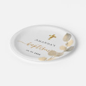 バプテスユーカリ黄金エレガント白 ペーパープレート (アングル)