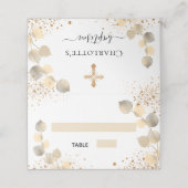 バプテスユーカリ黄金グリッターキラキラ プレイスカード (外部開封)