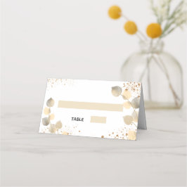 バプテスユーカリ黄金グリッターキラキラ プレイスカード