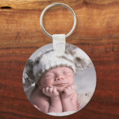 バプテパーソナライズされたィス&《キリスト教》洗礼式や命名式フローラクロス キーホルダー (裏面)