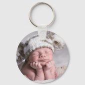 バプテパーソナライズされたィス&《キリスト教》洗礼式や命名式フローラクロス キーホルダー (裏面)