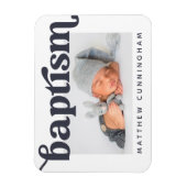 バプテモダンィはっきりしたシンプルス・ マグネット (縦)