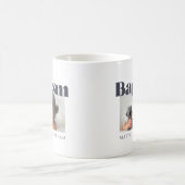 バプテモダンスはっきりしたシンプルの写真ありがとう コーヒーマグカップ (中央)