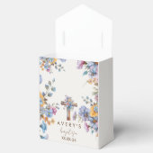 バプテモダンスマ青い水色クロスエレガント フェイバーボックス (オープン)