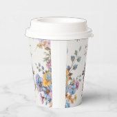 バプテモダンスマ青い水色クロスエレガント 紙コップ (右)