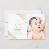 バプテ感謝していィスキミ水彩グリッター 招待状 (正面)