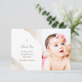 バプテ感謝していィスキミ水彩グリッター 招待状 (スタンド正面)