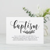 バプテ素朴ィス招待状 招待状 (スタンド正面)