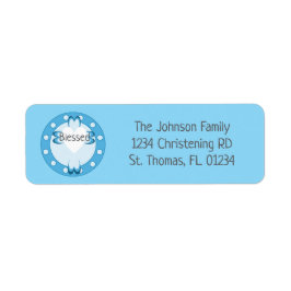 バプテ賛美ィス差出人住所ラベル ラベル