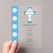 バプテ賛美ィス アクリル招待状 (インサイチュ (ポータブル))