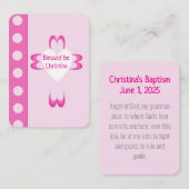 バプテ賛美ス祈りの言葉カード コーリングカード (正面/裏面)