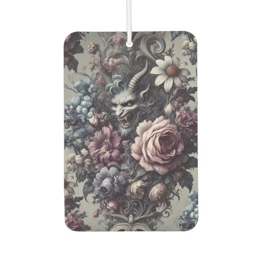 バプホメットのブーケ – ゴシックビクトリアン様式 カーエアーフレッシュナー (正面)