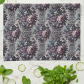 バプホメットのブーケ – ゴシックビクトリアン様式 キッチンタオル (折り畳み)