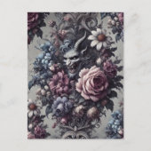 バプホメットのブーケ – ゴシックビクトリアン様式 シーズンポストカード (正面)
