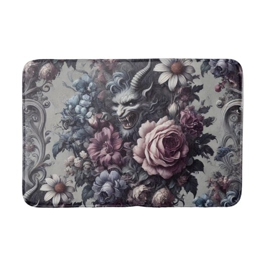 バプホメットのブーケ – ゴシックビクトリアン様式 バスマット (正面)