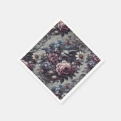 バプホメットのブーケ – ゴシックフローラ スタンダードカクテルナプキン (角)