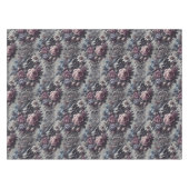 バプホメットのブーケ – ゴシック様式の大プリント テーブルクロス (正面(横))