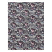 バプホメットのブーケ – ゴシック様式の大プリント テーブルクロス (正面)