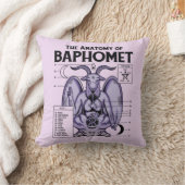 バプホメットの解剖学 クッション (ブランケット)