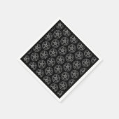 バプホメットペンタグラムサタンのカクテル スタンダードカクテルナプキン (角)