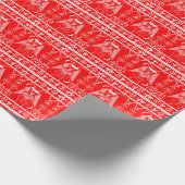 バプホメットラッピング紙-赤 ラッピングペーパー (角)