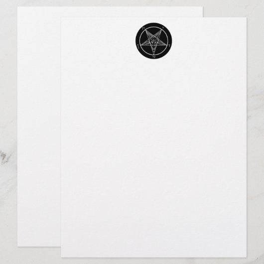 バプホメット文具 (正面/裏面)