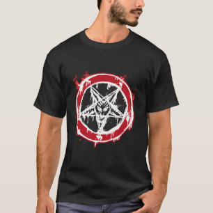 バプホメット逆ペンタグラム Tシャツ