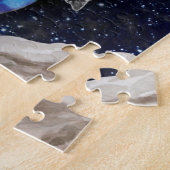 バプホメット·サバティカル·ヤギ·ブラック·ナイト·アース ジグソーパズル (側面)