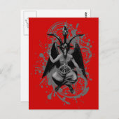 バプホメット:魔女と魔術の呪われた神、 ポストカード (正面/裏面)