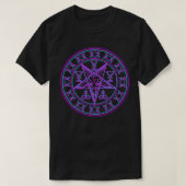 バプホメットLucifer TripのシンウェーブペンタグラムSigil Tシャツ (デザイン正面)
