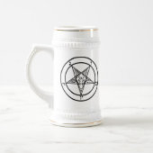 バプホメットPentagram Satanic Beer Stein ビールジョッキ (左)