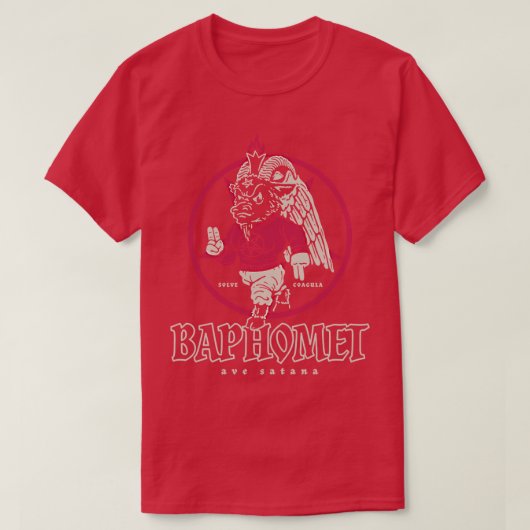 バプホメットTシャツ Tシャツ (デザイン正面)