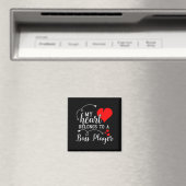 バプレーヤーを愛する夫婦のギフト バレンタインS マグネット (インサイチュ (食洗機))