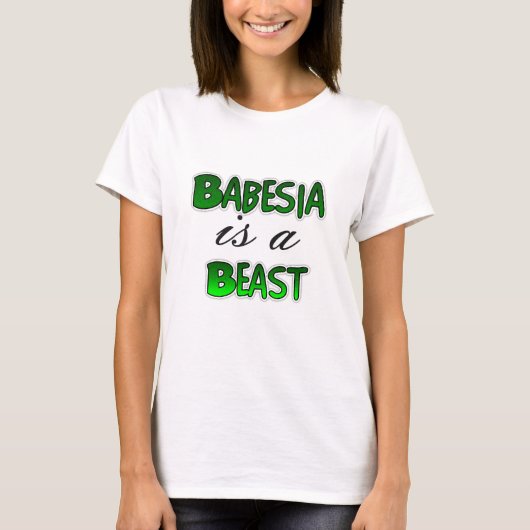 バベシアは獣だ ライム病啓発Tシャツ Tシャツ (正面)
