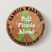 バベシアユーモアのボタン 缶バッジ (正面)