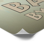 バベッジバイエアシップSteampunk Vintage Travel ポスター (角)